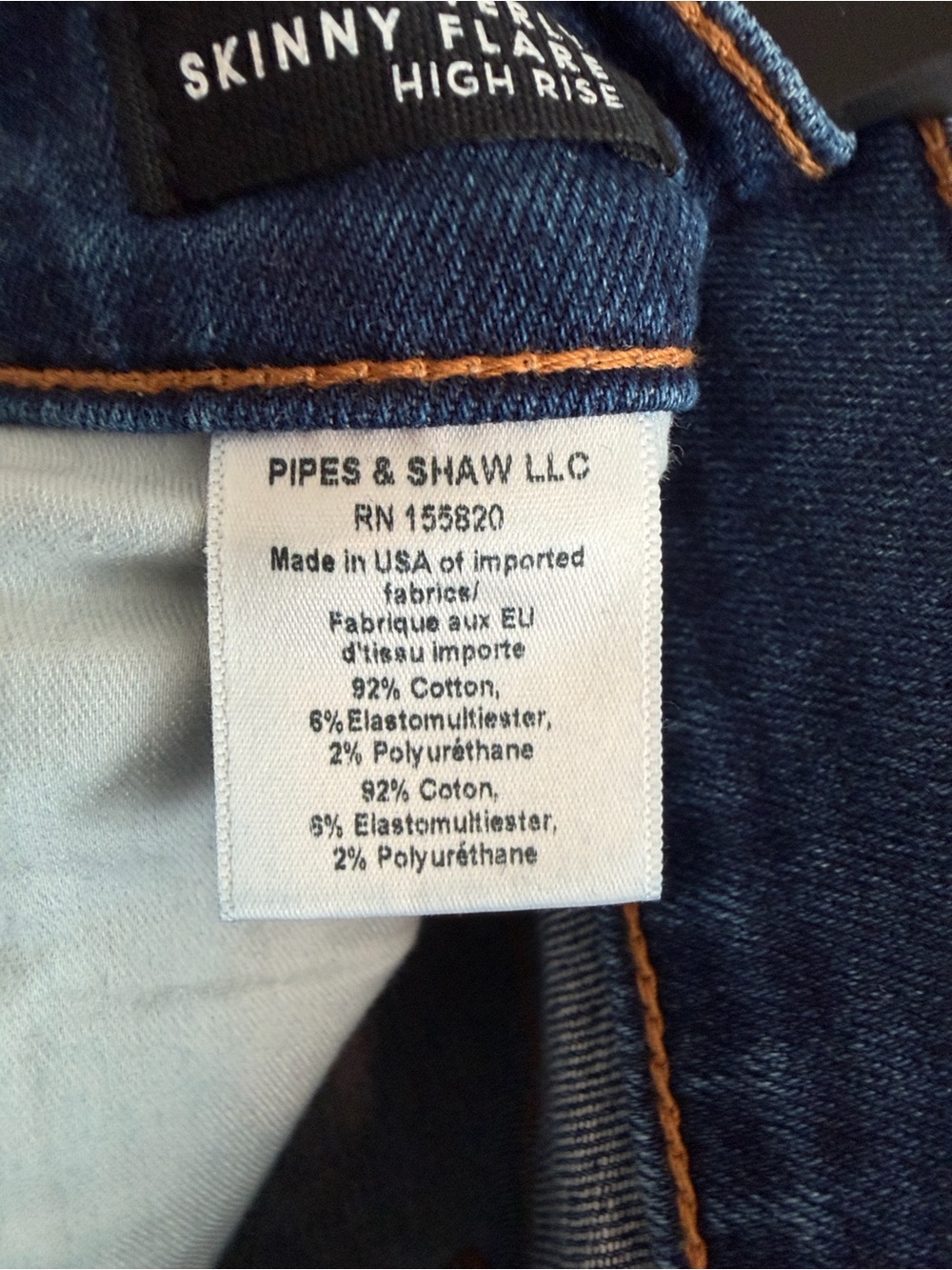 Veronica Beard Beverly Skinny Flare High Rise Bright Blue Jean Size 27 - Picture 7 of 8